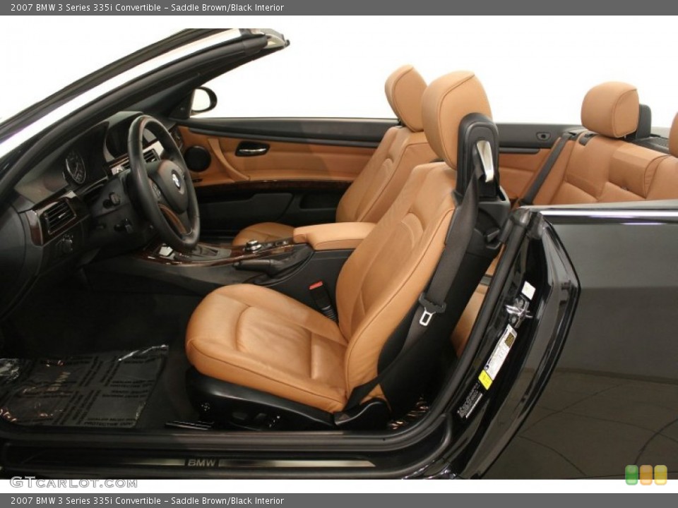 Saddle Brown/Black Interior Photo for the 2007 BMW 3 Series 335i Convertible #66730658