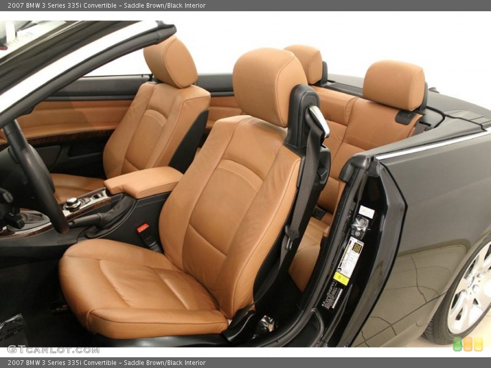 Saddle Brown/Black Interior Photo for the 2007 BMW 3 Series 335i Convertible #66730664
