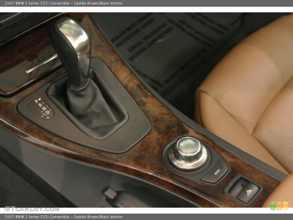 Saddle Brown/Black Interior Transmission for the 2007 BMW 3 Series 335i Convertible #66730796