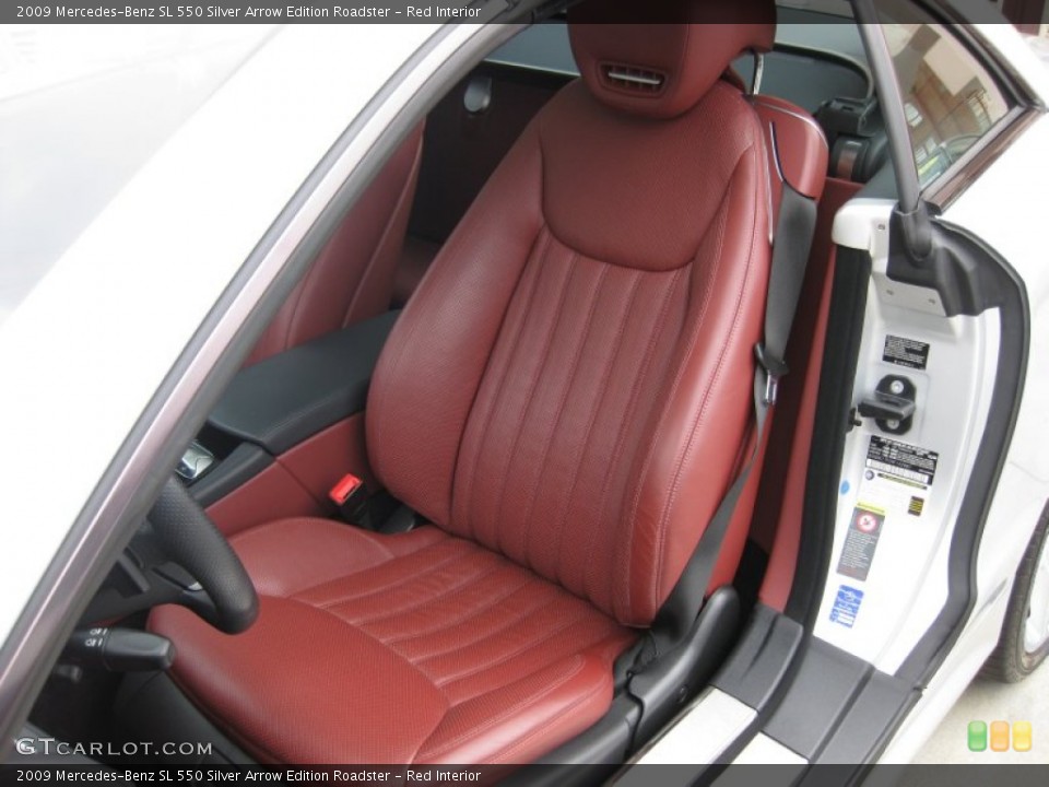 Red Interior Front Seat for the 2009 Mercedes-Benz SL 550 Silver Arrow Edition Roadster #66731940