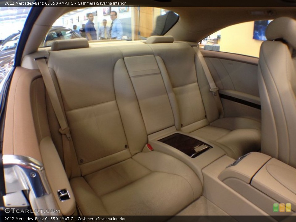 Cashmere/Savanna Interior Rear Seat for the 2012 Mercedes-Benz CL 550 4MATIC #66732539