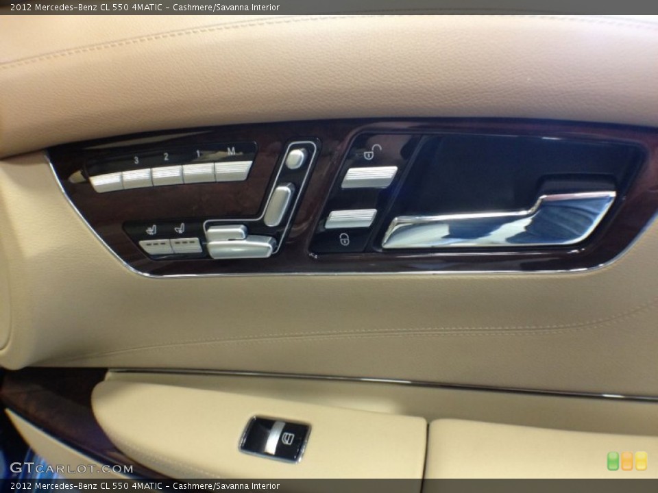 Cashmere/Savanna Interior Controls for the 2012 Mercedes-Benz CL 550 4MATIC #66732551