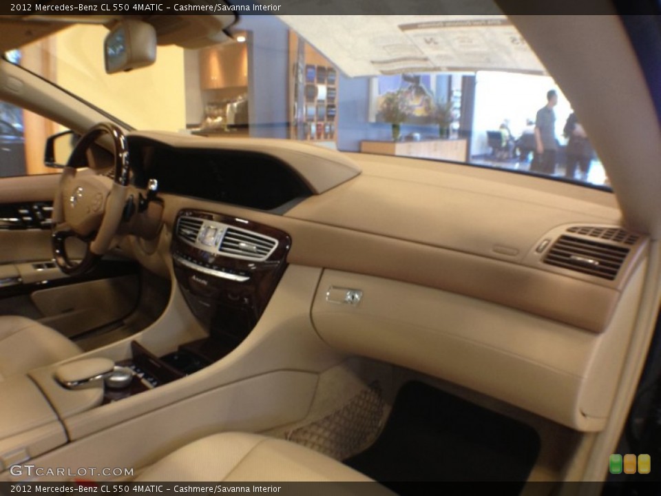 Cashmere/Savanna Interior Dashboard for the 2012 Mercedes-Benz CL 550 4MATIC #66732557