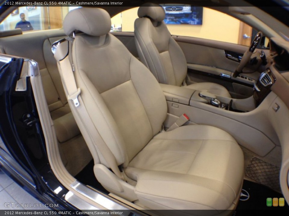 Cashmere/Savanna Interior Front Seat for the 2012 Mercedes-Benz CL 550 4MATIC #66732568