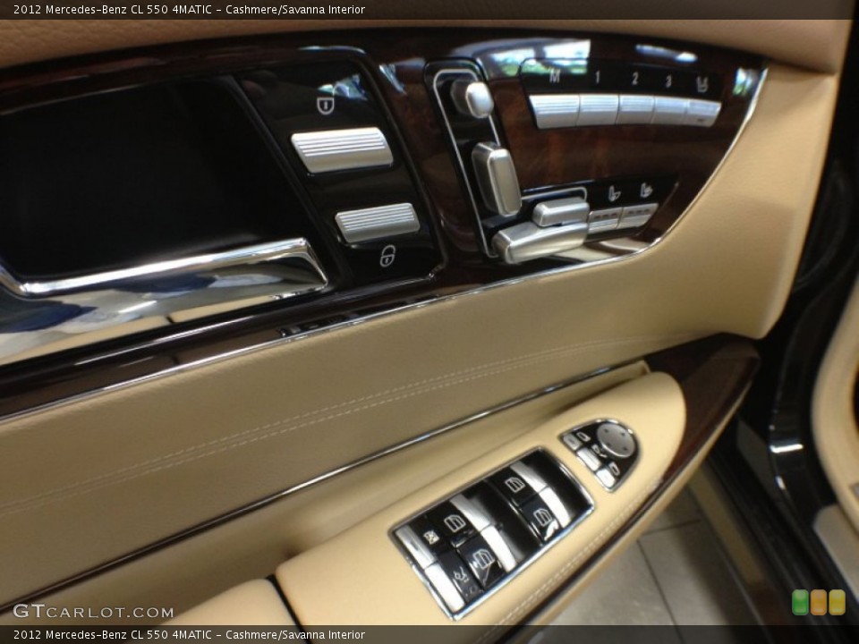 Cashmere/Savanna Interior Controls for the 2012 Mercedes-Benz CL 550 4MATIC #66732584