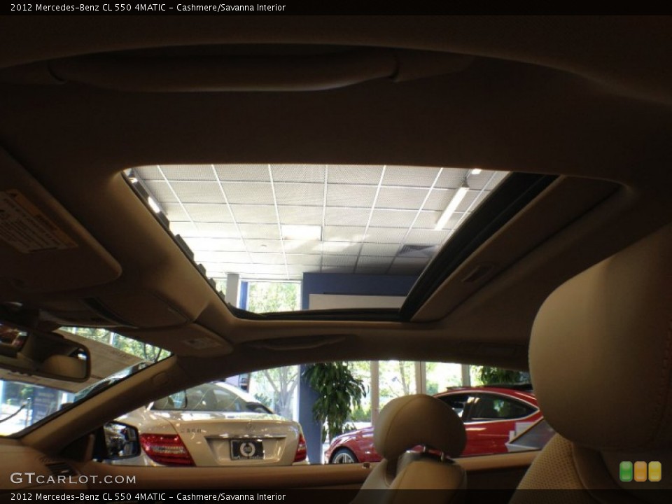 Cashmere/Savanna Interior Sunroof for the 2012 Mercedes-Benz CL 550 4MATIC #66732602