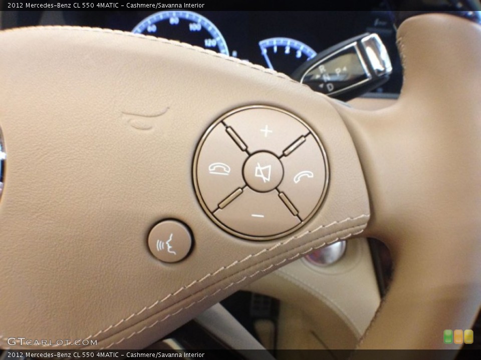 Cashmere/Savanna Interior Controls for the 2012 Mercedes-Benz CL 550 4MATIC #66732620