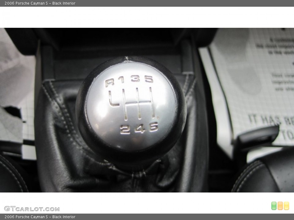 Black Interior Transmission for the 2006 Porsche Cayman S #66733202