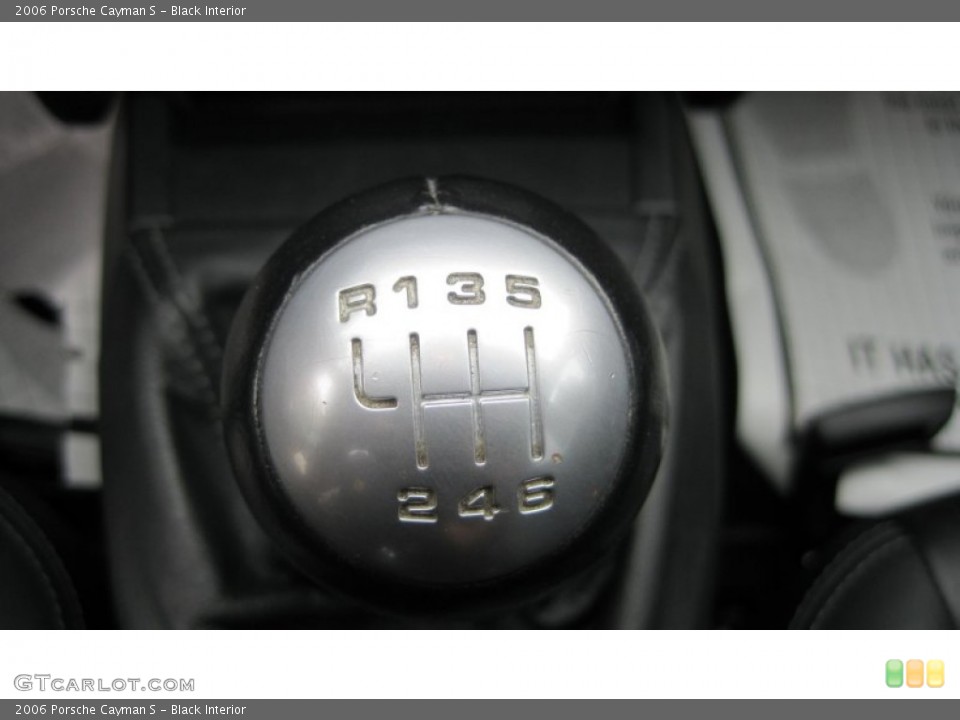 Black Interior Transmission for the 2006 Porsche Cayman S #66733205