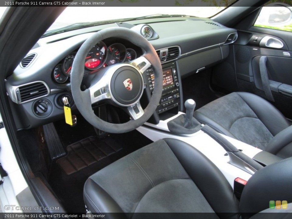 Black Interior Prime Interior for the 2011 Porsche 911 Carrera GTS Cabriolet #66738265