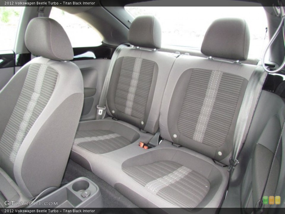 Titan Black Interior Rear Seat for the 2012 Volkswagen Beetle Turbo #66740080