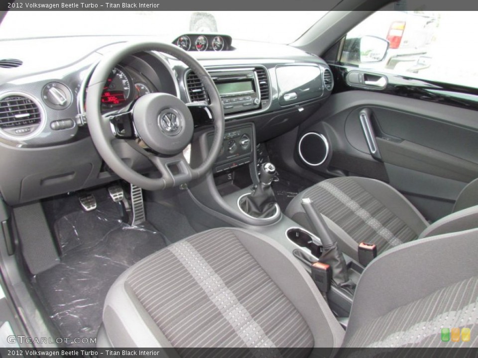 Titan Black Interior Photo for the 2012 Volkswagen Beetle Turbo #66740089