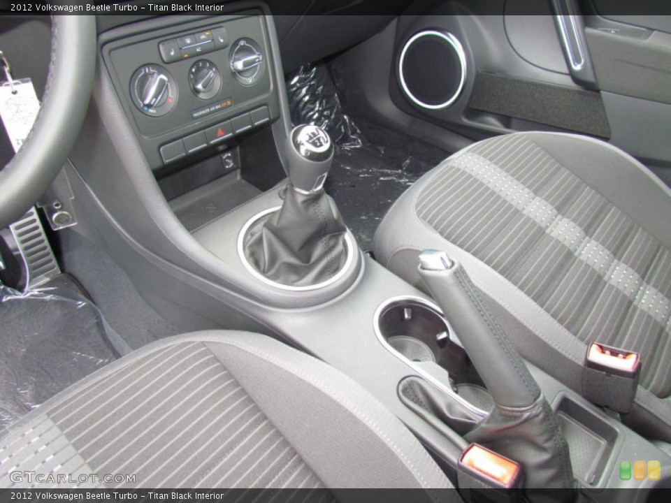 Titan Black Interior Transmission for the 2012 Volkswagen Beetle Turbo #66740098