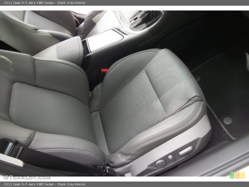 Shark Grey Interior Front Seat for the 2011 Saab 9-5 Aero XWD Sedan #66741448
