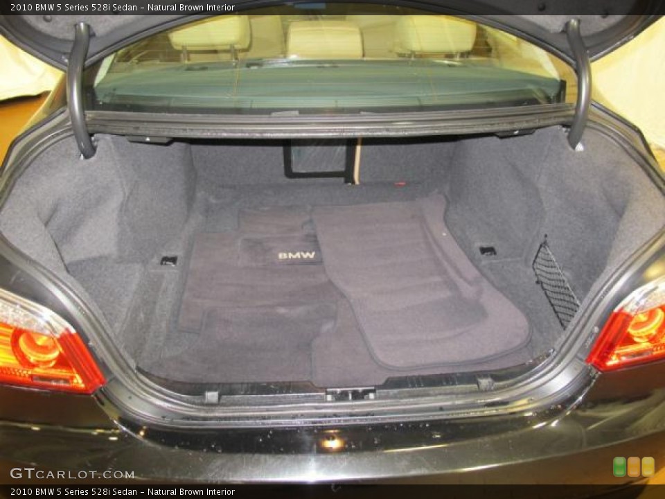 Natural Brown Interior Trunk for the 2010 BMW 5 Series 528i Sedan #66743143