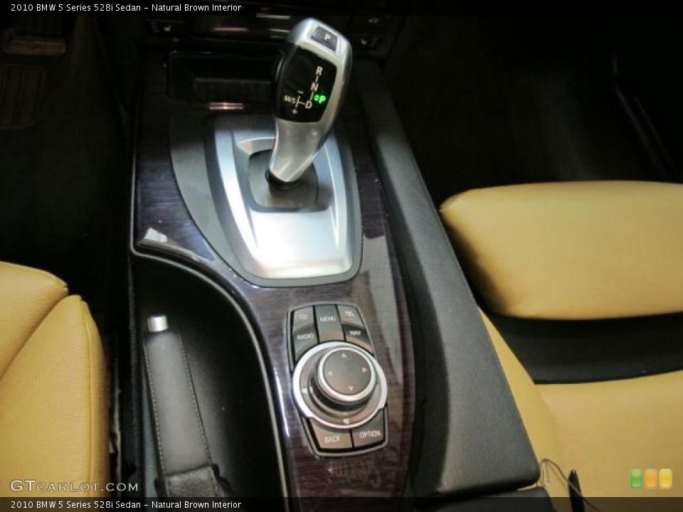 Natural Brown Interior Transmission for the 2010 BMW 5 Series 528i Sedan #66743242