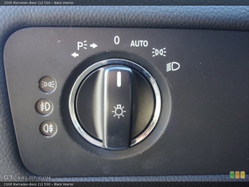 Black Interior Controls for the 2006 Mercedes-Benz CLS 500 #66743710