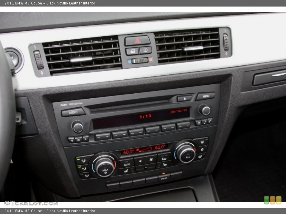 Black Novillo Leather Interior Controls for the 2011 BMW M3 Coupe #66746145