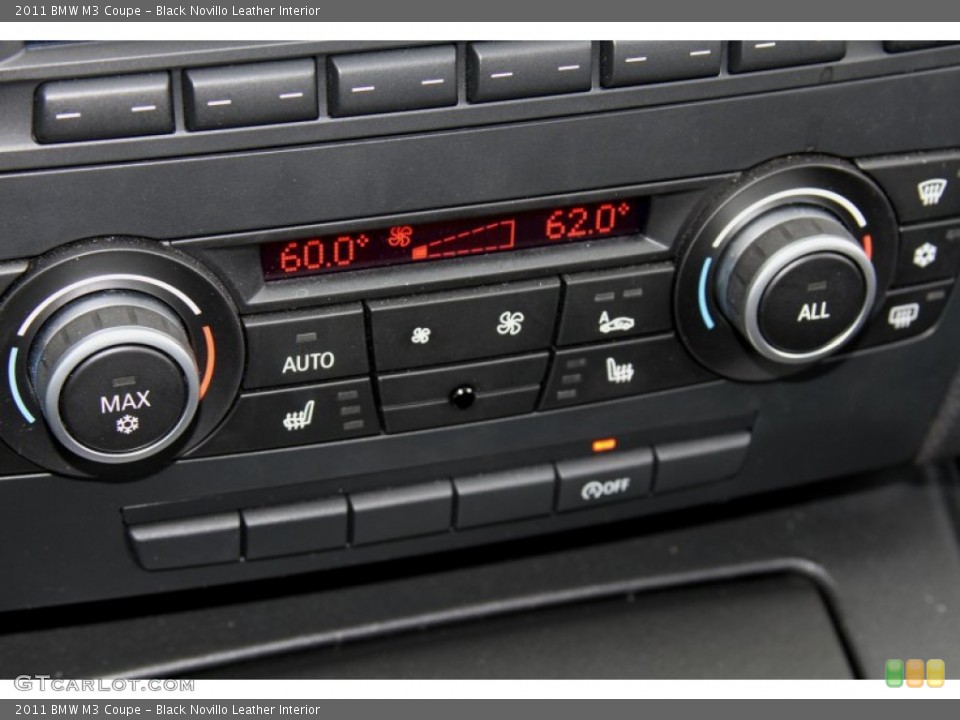 Black Novillo Leather Interior Controls for the 2011 BMW M3 Coupe #66746152