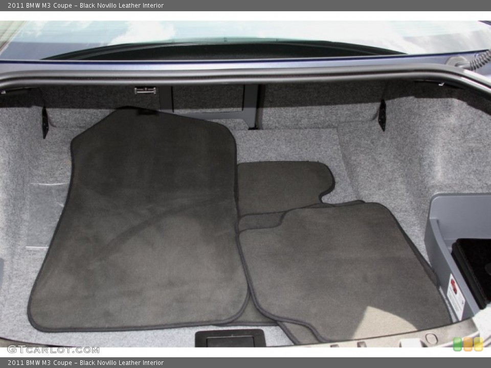 Black Novillo Leather Interior Trunk for the 2011 BMW M3 Coupe #66746377