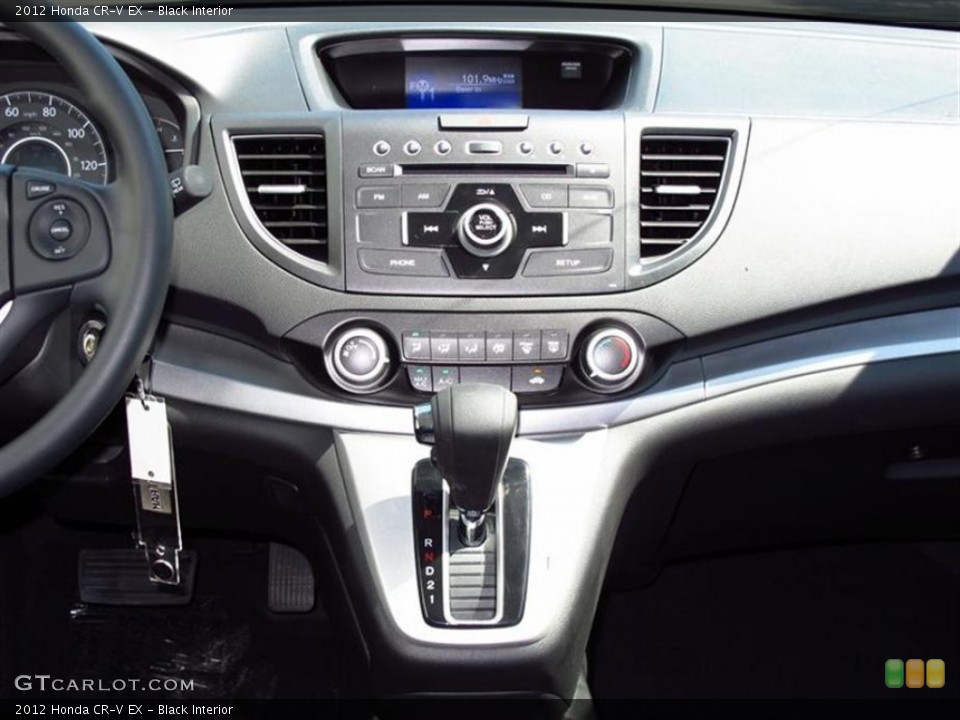 Black Interior Controls for the 2012 Honda CR-V EX #66748216