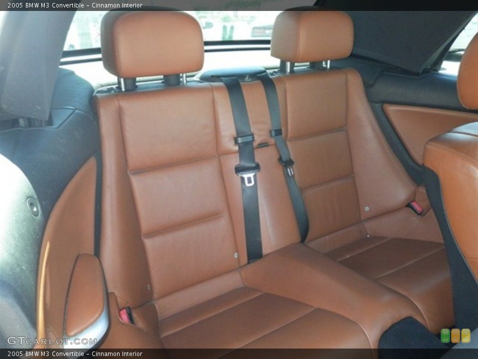 Cinnamon Interior Rear Seat for the 2005 BMW M3 Convertible #66748984