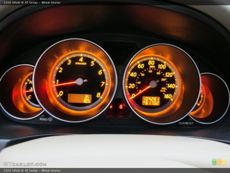 Wheat Interior Gauges for the 2006 Infiniti M 45 Sedan #66750448
