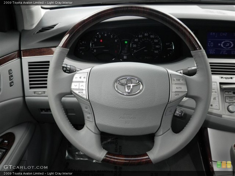 Light Gray Interior Steering Wheel for the 2009 Toyota Avalon Limited #66750958