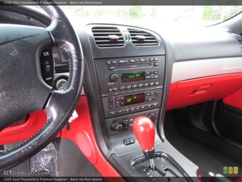 Black Ink/Red Interior Controls for the 2005 Ford Thunderbird Premium Roadster #66757957