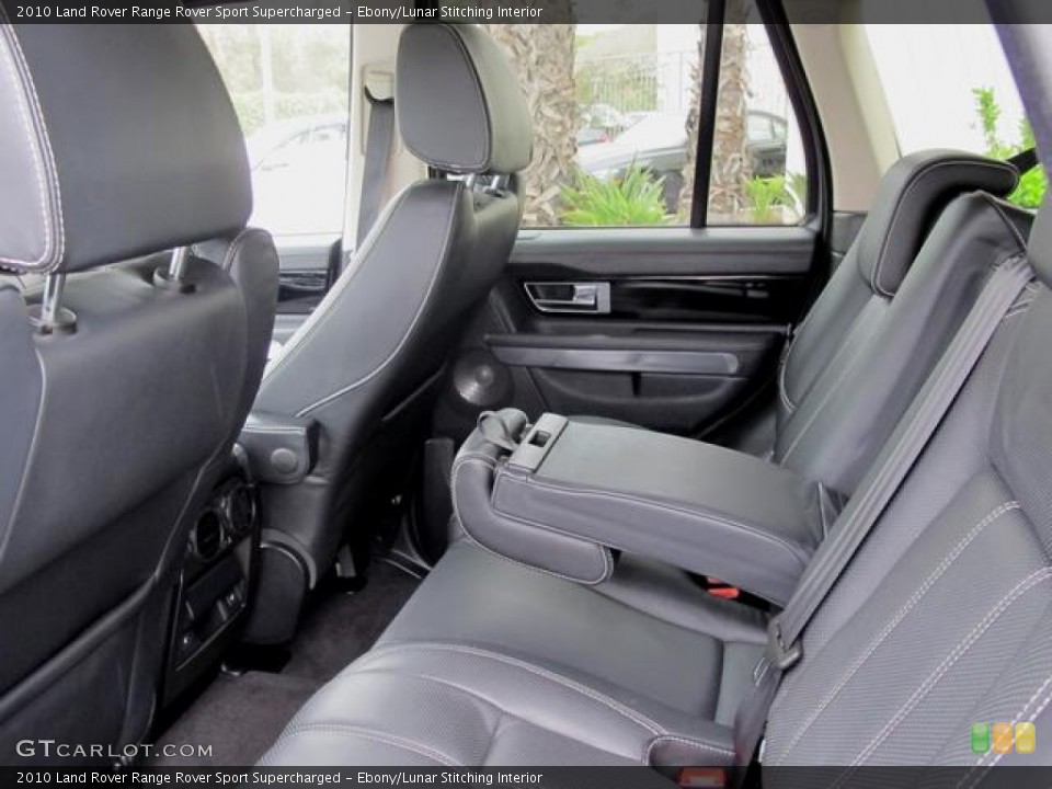 Ebony/Lunar Stitching Interior Photo for the 2010 Land Rover Range Rover Sport Supercharged #66758479