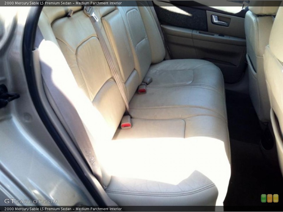 Medium Parchment Interior Rear Seat for the 2000 Mercury Sable LS Premium Sedan #66770071
