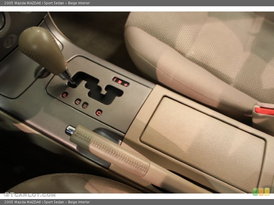 Beige Interior Transmission for the 2005 Mazda MAZDA6 i Sport Sedan #66774743