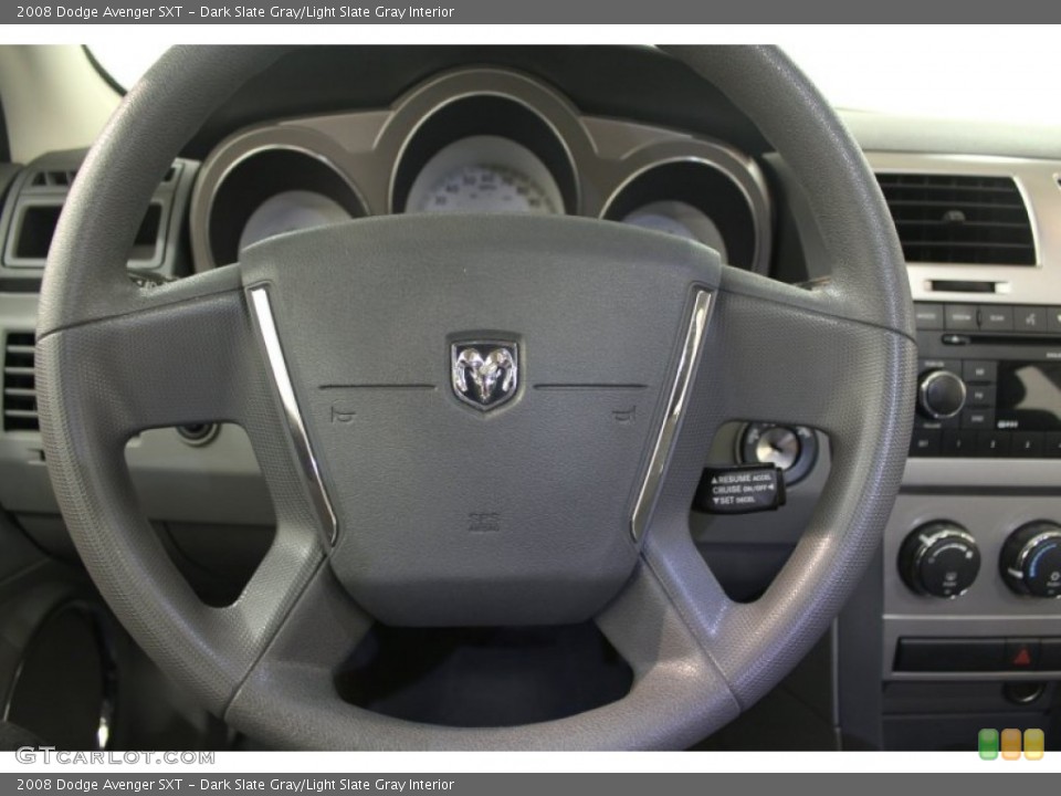 Dark Slate Gray/Light Slate Gray Interior Steering Wheel for the 2008 Dodge Avenger SXT #66776223