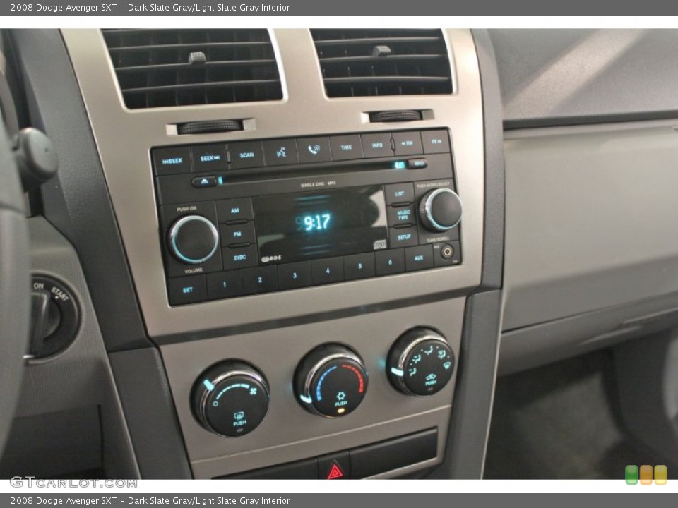 Dark Slate Gray/Light Slate Gray Interior Audio System for the 2008 Dodge Avenger SXT #66776243