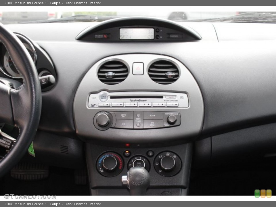Dark Charcoal Interior Controls for the 2008 Mitsubishi Eclipse SE Coupe #66777155