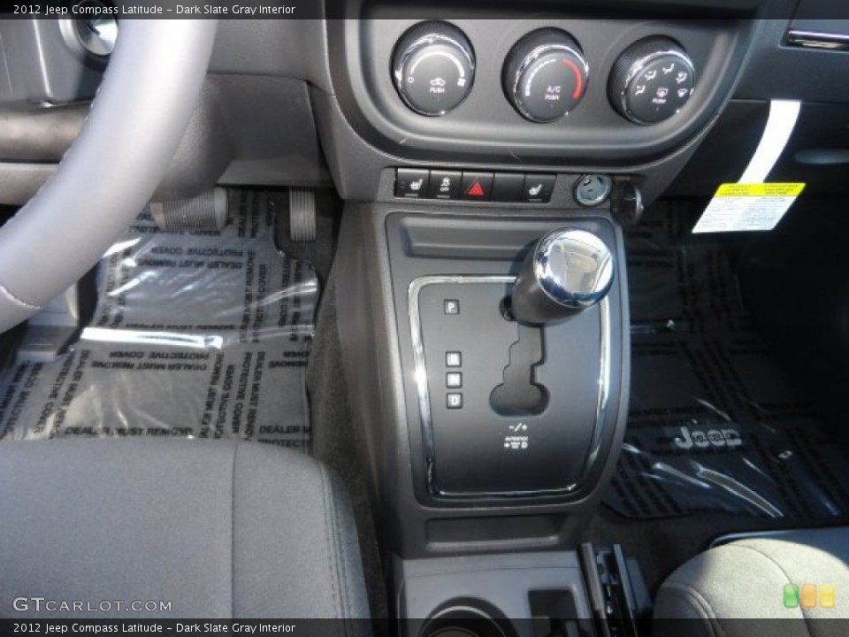 Dark Slate Gray Interior Transmission for the 2012 Jeep Compass Latitude #66777386