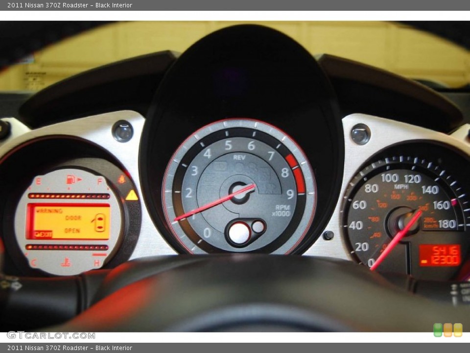 Black Interior Gauges for the 2011 Nissan 370Z Roadster #66777990