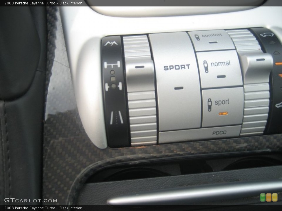 Black Interior Controls for the 2008 Porsche Cayenne Turbo #66778676