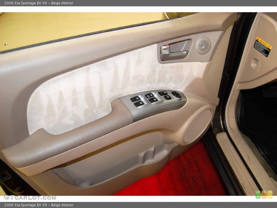 Beige Interior Door Panel for the 2006 Kia Sportage EX V6 #66778952
