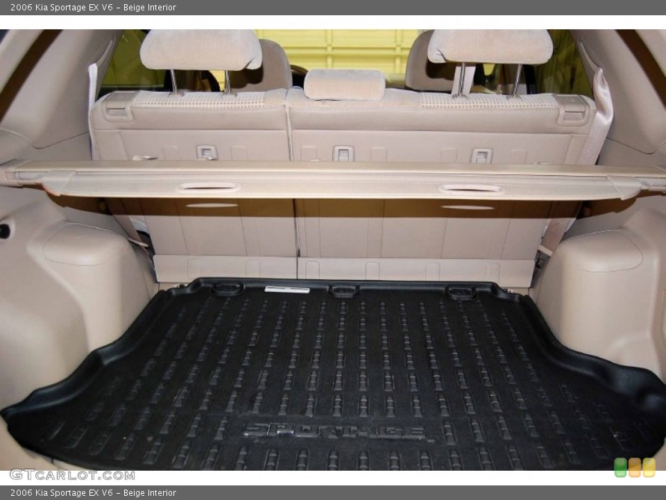 Beige Interior Trunk for the 2006 Kia Sportage EX V6 #66779012