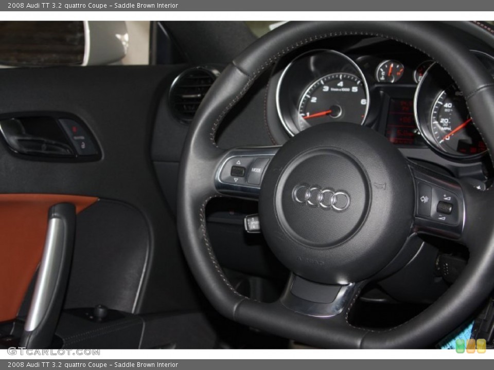 Saddle Brown Interior Steering Wheel for the 2008 Audi TT 3.2 quattro Coupe #66785387