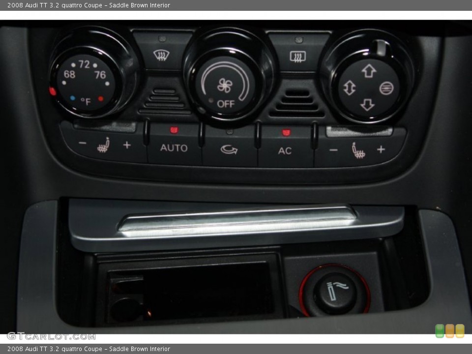 Saddle Brown Interior Controls for the 2008 Audi TT 3.2 quattro Coupe #66785432