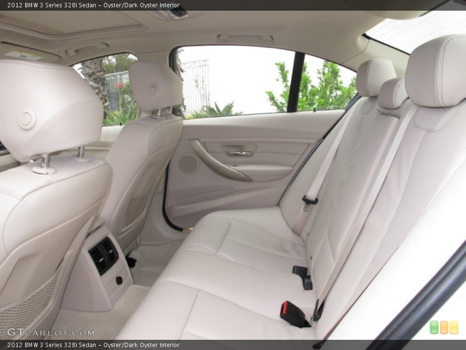 Oyster/Dark Oyster Interior Photo for the 2012 BMW 3 Series 328i Sedan #66788930
