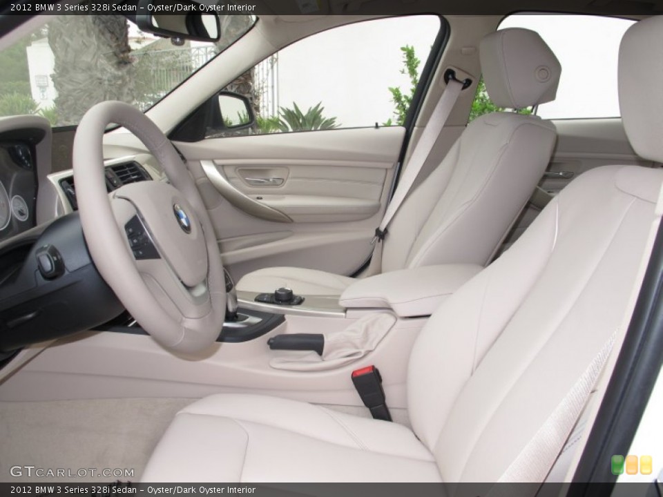 Oyster/Dark Oyster Interior Photo for the 2012 BMW 3 Series 328i Sedan #66788937
