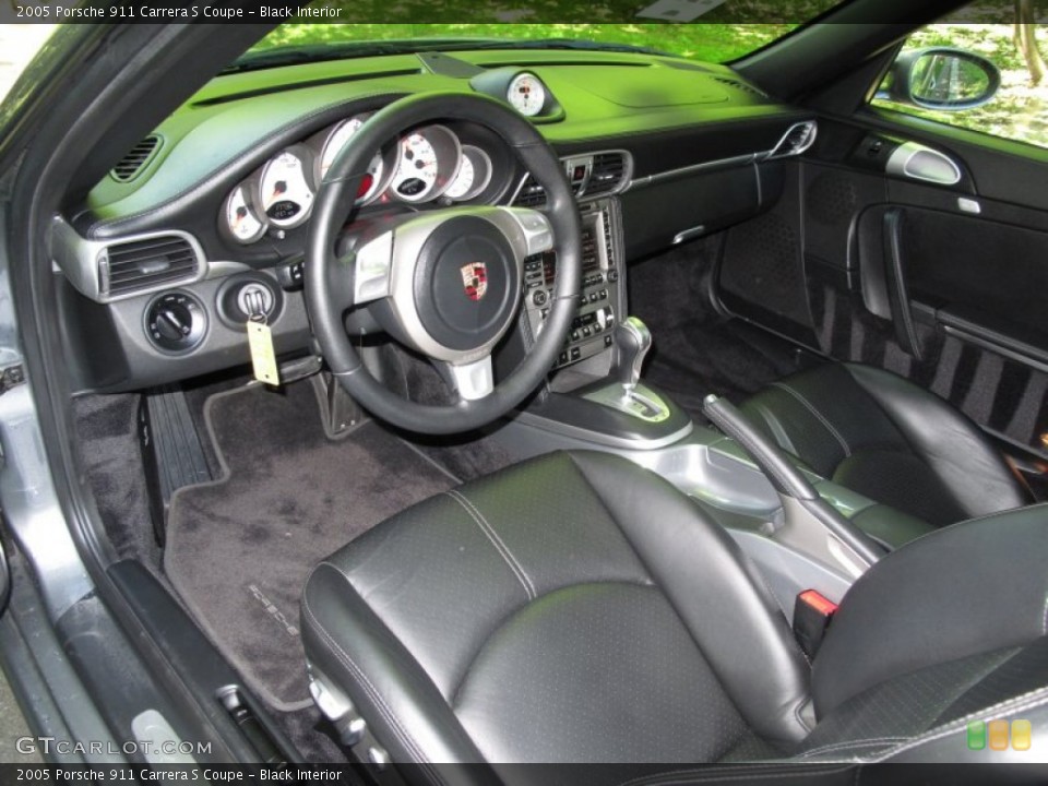 Black Interior Photo for the 2005 Porsche 911 Carrera S Coupe #66789119
