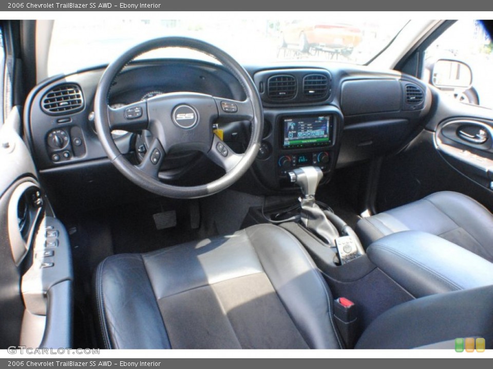 Ebony Interior Prime Interior for the 2006 Chevrolet TrailBlazer SS AWD #66790102