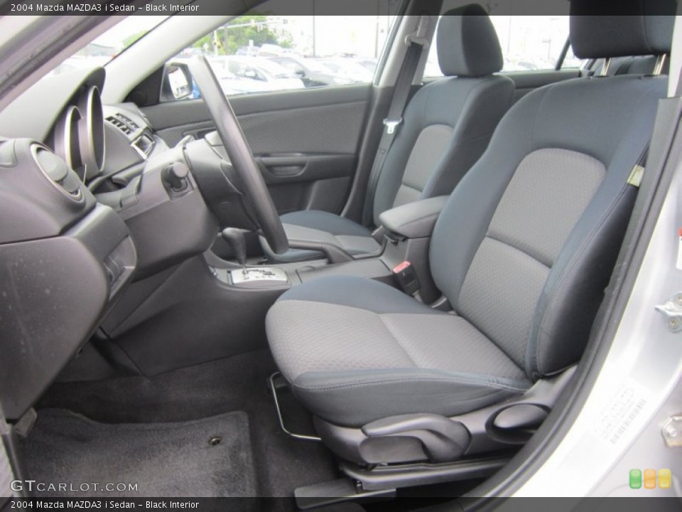 Black Interior Photo for the 2004 Mazda MAZDA3 i Sedan #66790590