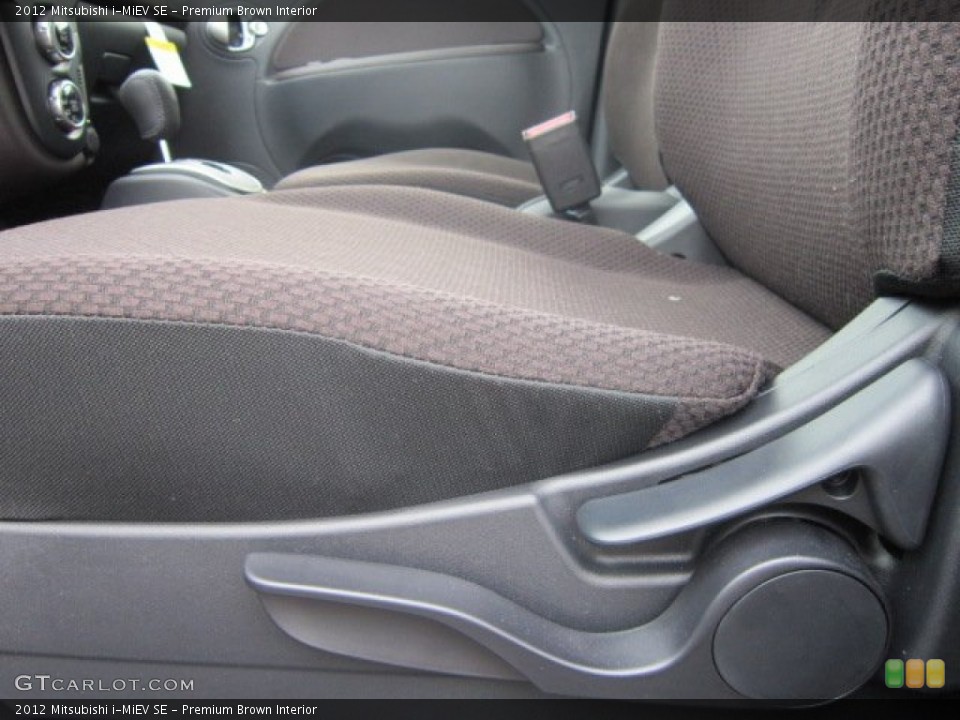Premium Brown Interior Front Seat for the 2012 Mitsubishi i-MiEV SE #66791275