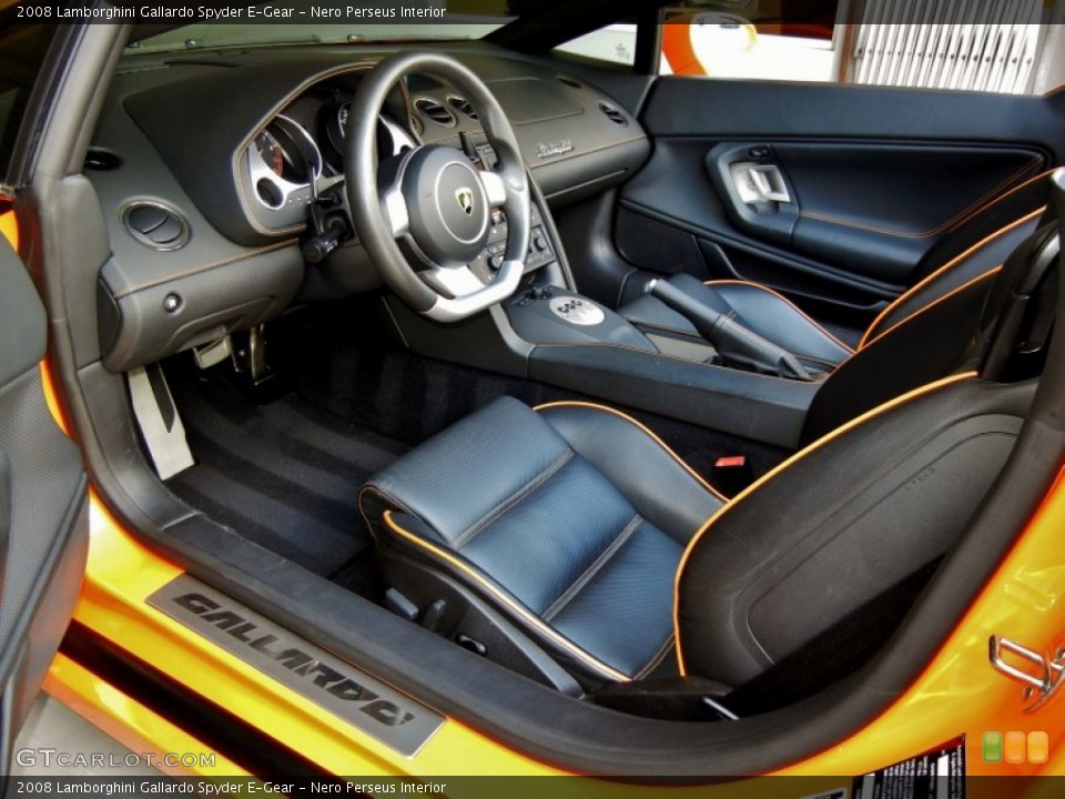 Nero Perseus Interior Prime Interior for the 2008 Lamborghini Gallardo Spyder E-Gear #66791475