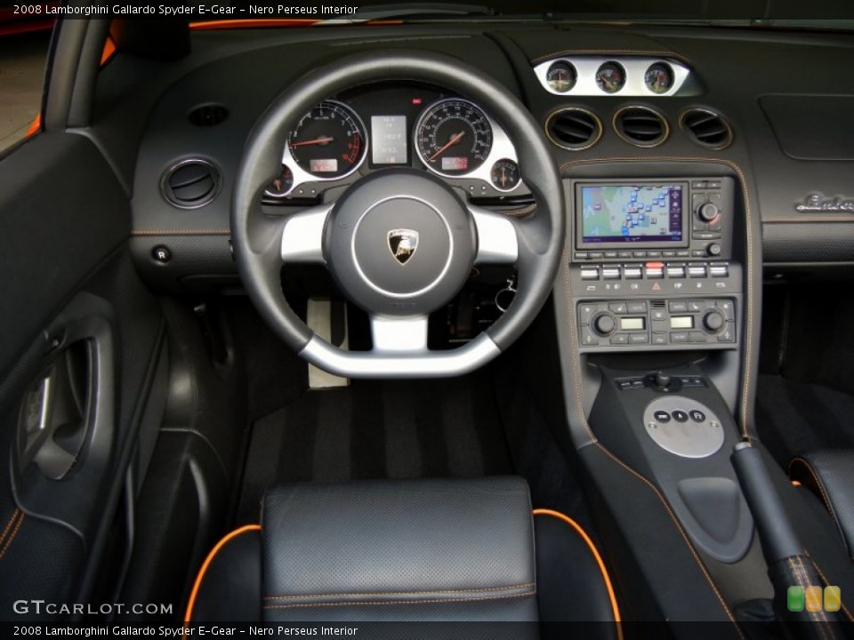 Nero Perseus Interior Dashboard for the 2008 Lamborghini Gallardo Spyder E-Gear #66791517